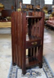 Vintage Three Tier Craftsman Oak Stand / Side Table