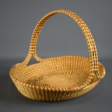 Vintage Charleston Gullah Sweetgrass Handled Basket