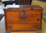 Old Heart Pine Carpenter's Hand Made Toolbox