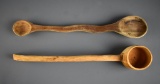 Carved Wooden Spoon & Ladle by M.M.E.