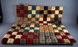 Antique Tufted Quilt, 32 x 70”