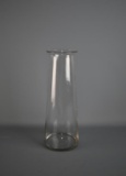 Large 12” Blown Glass Vase with Ground Pontil Mark