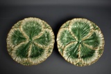 Pair of 9” Diam Fitz & Floyd Hanging Plates