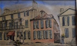 Small Framed Charleston Art “Church Street Near Tradd” by E. M. ? Smith