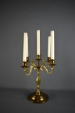 Vintage HB Brass Five-Light Candelabra, 14” H