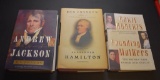 Lot of 3 Books of Colonial History: “Andrew Jackson”, “Alexander Hamilton”  & “Founding Mothers”