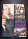 Lot of 4 Books of Colonial History: “1776”, “His Excellency”, “Washington” & “Benjamin Franklin”