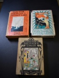 Lot of 3 Antique Copies of Lofting's Doctor Doolittle Series: “The Secret Lake”, “In the Moon” More