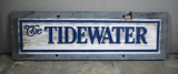 Carved and Painted Wooden Block Sign for “The Tidewater” Estate