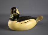 Hand Carved & Painted Wooden Bufflehead Duck by Big Sky Carvers #01132/2000, Signed Donna J. Hartley