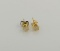 Diamond & 14K Gold Post Pierced Earrings