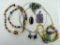 Lot of Colorful Costume Jewelry