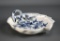 19th C. Meissen Blue Onion Bon Bon Dish