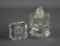 Art Deco Perfume Bottle with Ground Glass Stopper