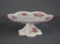 Vintage Shelley Fine Bone China, England Tazza Compote, 8.75” Diam.