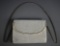 Vintage Whiting & Davis White Mesh Envelope Handbag w/ Shoulder Strap