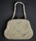 Beaded Richere Handbag w/ Pastel Pattern by Walborg