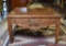 Beautifully Carved Vintage Coffee Table with Handsome Woodgrain
