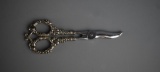 Pair of Silver Plate Grape Shears, Made in Italy