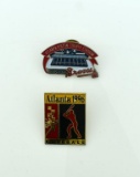 Lot of Two Atlanta Braves / Olympics Sports Pins