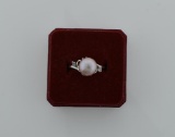 9 MM Pearl Ring, Size 6.75