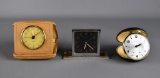 Lot of Three Vintage Alarm Clocks