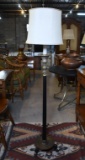 Beautiful Vintage Paw Footed Brass & Iron Floor Lamp