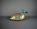 Mexican Mid-Century Pottery 18” Duck