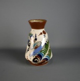 Mexican Mid-Century Pottery 8.5” Vase Signed Mateos