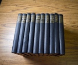 Set of Ten Leather Bound Vols. of  the Works of Guy de Maupassant