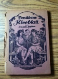 Hardback German Book “Das Kleine Kleeblatt” by J. C. Von Hofsten
