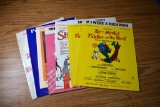 Lot of Eight Vintage Sheet Music From Sound of Music, Fiddler on the Roof, & Others