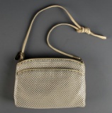Vintage Whiting & Davis Nude Mesh Handbag w/ Shoulder Strap