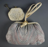 Vintage Whiting & Davis Pastels Mesh Frame Handbag w/ Change Purse
