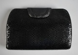 Vintage Whiting & Davis Black Mesh Clutch