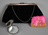 Vintage Mary Kay Clutch, Compact Mirrors, & Beaded Coin Purse