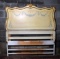 Fine Karges Furniture (Evansville, IN) Elegantly Decorated Queen Bed Headboard (7, 11 & 12 Match)