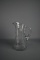 Vintage 9” H Etched Glass Pitcher