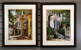 Pair of Signed Art Prints by Charleston, SC Artist Sandra Roper