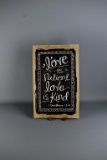 “Love Is” Wall Decor Plaque, 19” x 12” W