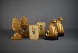 Lot of Three Vintage Pairs of Borghese Book Ends