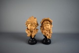 Pair of Vintage Borghese Decor Sculptures based on E. Guillemin Quai Jemmapes, Circa 1880