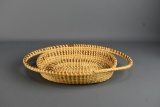 Vintage Charleston SC Sweetgrass Basket w/ Handles