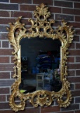 Beautiful Gilded Baroque Pier / Entry Mirror