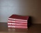 Set of Four 1964 Leather Bound Volumes of Shakespeare