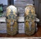 Pair of Decorative Chinoiserie Wall Plaques by Castilian