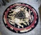 Capel 100% Wool “Lake Champlain” Black, Red & Sage Area Rug