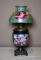 Vintage Electric GWTW Table Lamp with Handpainted Font & Shade