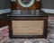 Wooden File / Storage Box with Wicker Panels