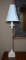 Brass & Stone Columnar Buffet Lamp